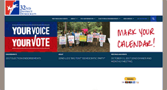Desktop Screenshot of 32democrats.org